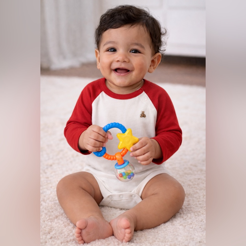 Baby Gap Long Sleeve Raglan Onesie Bodysuit